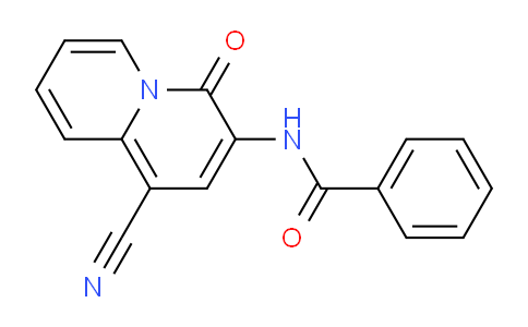 CAS No. 154411-16-2, N-(1-Cyano-4-oxo-4H-quinolizin-3-yl)benzamide