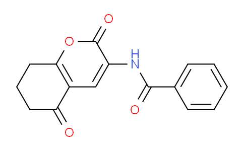 CAS No. 92856-34-3, N-(2,5-Dioxo-5,6,7,8-tetrahydro-2H-chromen-3-yl)benzamide