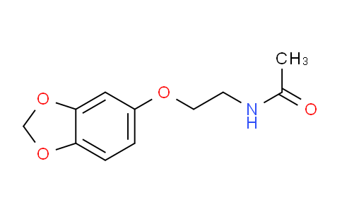 CAS No. 956087-47-1, N-(2-(Benzo[d][1,3]dioxol-5-yloxy)ethyl)acetamide