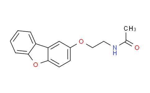 CAS No. 333353-51-8, N-(2-(Dibenzo[b,d]furan-2-yloxy)ethyl)acetamide