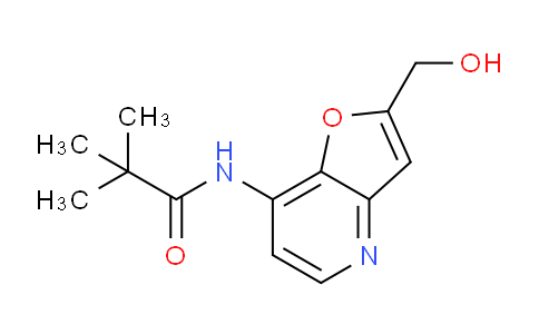 CAS No. 1171920-26-5, N-(2-(Hydroxymethyl)furo[3,2-b]pyridin-7-yl)pivalamide
