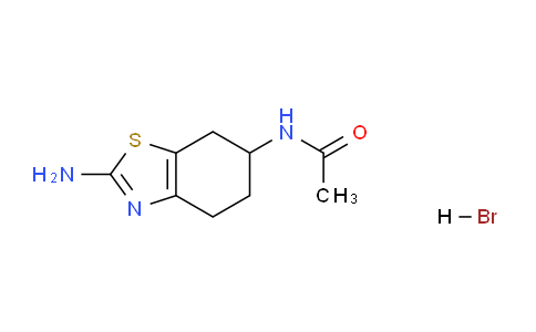 CAS No. 104617-50-7, N-(2-Amino-4,5,6,7-tetrahydrobenzo[d]thiazol-6-yl)acetamide hydrobromide