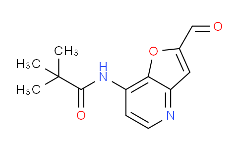CAS No. 1203499-07-3, N-(2-Formylfuro[3,2-b]pyridin-7-yl)pivalamide
