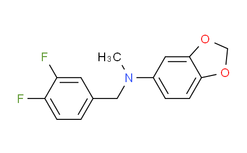 CAS No. 491604-79-6, N-(3,4-Difluorobenzyl)-N-methylbenzo[d][1,3]dioxol-5-amine
