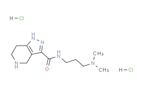 CAS No. 1220038-01-6, N-(3-(Dimethylamino)propyl)-4,5,6,7-tetrahydro-1H-pyrazolo[4,3-c]pyridine-3-carboxamide dihydrochloride