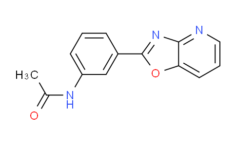 CAS No. 52333-92-3, N-(3-(Oxazolo[4,5-b]pyridin-2-yl)phenyl)acetamide