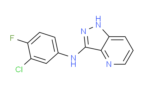 CAS No. 1330624-42-4, N-(3-Chloro-4-fluorophenyl)-1H-pyrazolo[4,3-b]pyridin-3-amine
