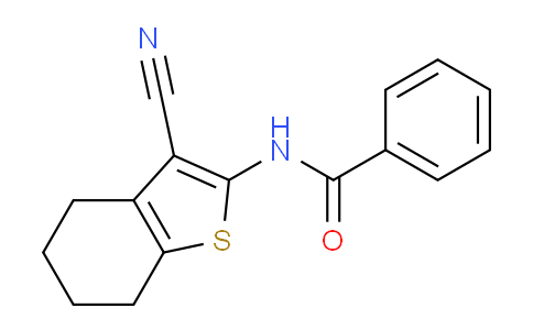 CAS No. 23903-48-2, N-(3-Cyano-4,5,6,7-tetrahydrobenzo[b]thiophen-2-yl)benzamide