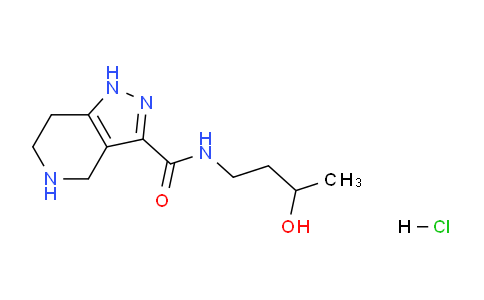 CAS No. 1220034-60-5, N-(3-Hydroxybutyl)-4,5,6,7-tetrahydro-1H-pyrazolo[4,3-c]pyridine-3-carboxamide hydrochloride