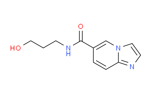 CAS No. 937601-93-9, N-(3-Hydroxypropyl)imidazo[1,2-a]pyridine-6-carboxamide