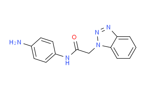 CAS No. 436090-04-9, N-(4-Aminophenyl)-2-(1H-benzo[d][1,2,3]triazol-1-yl)acetamide