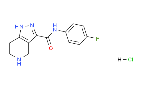DY684033 | 1219967-22-2 | N-(4-Fluorophenyl)-4,5,6,7-tetrahydro-1H-pyrazolo[4,3-c]pyridine-3-carboxamide hydrochloride