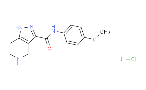 CAS No. 1220020-57-4, N-(4-Methoxyphenyl)-4,5,6,7-tetrahydro-1H-pyrazolo[4,3-c]pyridine-3-carboxamide hydrochloride