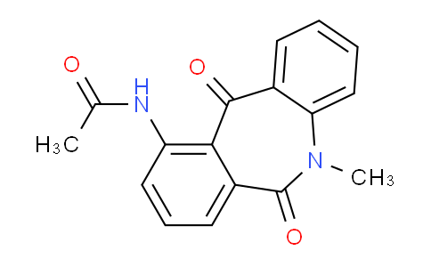 CAS No. 88124-26-9, N-(5-Methyl-6,11-dioxo-6,11-dihydro-5H-dibenzo[b,e]azepin-10-yl)acetamide