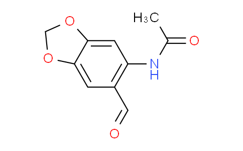 CAS No. 79835-12-4, N-(6-Formylbenzo[d][1,3]dioxol-5-yl)acetamide