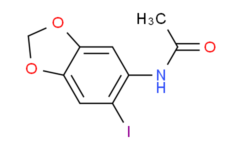 CAS No. 1000802-33-4, N-(6-Iodobenzo[d][1,3]dioxol-5-yl)acetamide