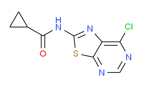 CAS No. 1707585-82-7, N-(7-Chlorothiazolo[5,4-d]pyrimidin-2-yl)cyclopropanecarboxamide