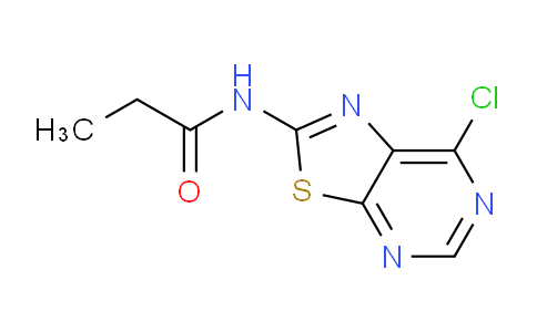 CAS No. 1708079-75-7, N-(7-Chlorothiazolo[5,4-d]pyrimidin-2-yl)propionamide