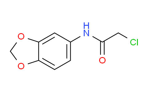 CAS No. 227199-07-7, N-(Benzo[d][1,3]dioxol-5-yl)-2-chloroacetamide