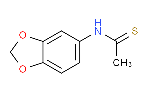 CAS No. 201990-48-9, N-(Benzo[d][1,3]dioxol-5-yl)ethanethioamide