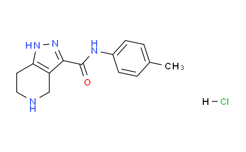 CAS No. 1219976-41-6, N-(p-Tolyl)-4,5,6,7-tetrahydro-1H-pyrazolo[4,3-c]pyridine-3-carboxamide hydrochloride