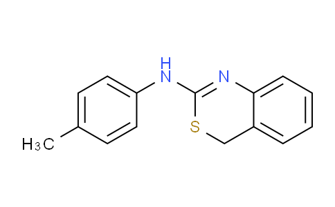 CAS No. 109768-67-4, N-(p-Tolyl)-4H-benzo[d][1,3]thiazin-2-amine