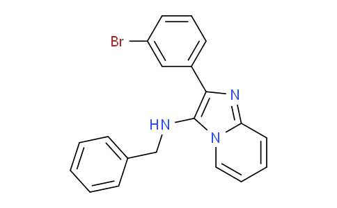 CAS No. 1152035-00-1, N-Benzyl-2-(3-bromophenyl)imidazo[1,2-a]pyridin-3-amine