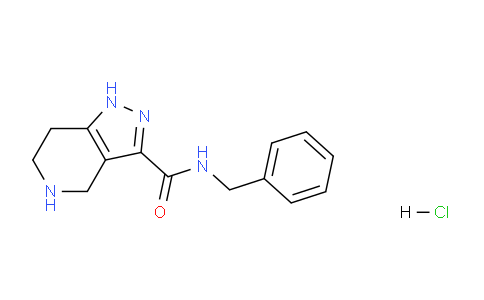 CAS No. 1220038-34-5, N-Benzyl-4,5,6,7-tetrahydro-1H-pyrazolo[4,3-c]pyridine-3-carboxamide hydrochloride
