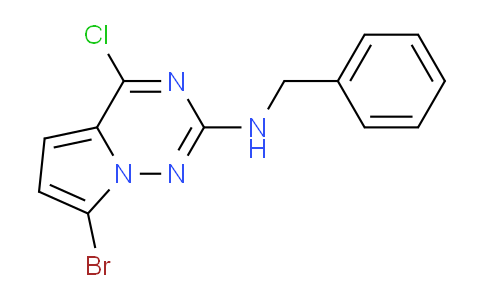 CAS No. 1936113-64-2, N-Benzyl-7-bromo-4-chloropyrrolo[2,1-f][1,2,4]triazin-2-amine