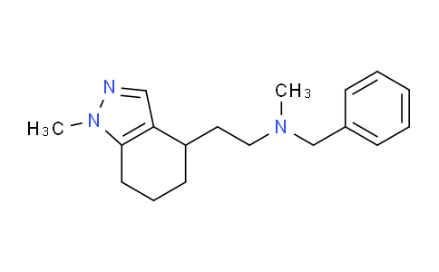 CAS No. 878021-42-2, N-Benzyl-N-methyl-2-(1-methyl-4,5,6,7-tetrahydro-1H-indazol-4-yl)ethanamine