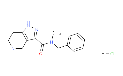 CAS No. 1220017-96-8, N-Benzyl-N-methyl-4,5,6,7-tetrahydro-1H-pyrazolo[4,3-c]pyridine-3-carboxamide hydrochloride