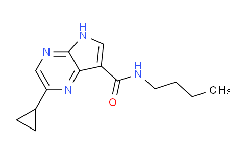 CAS No. 1956378-94-1, N-Butyl-2-cyclopropyl-5H-pyrrolo[2,3-b]pyrazine-7-carboxamide