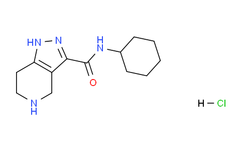 CAS No. 1220029-06-0, N-Cyclohexyl-4,5,6,7-tetrahydro-1H-pyrazolo[4,3-c]pyridine-3-carboxamide hydrochloride