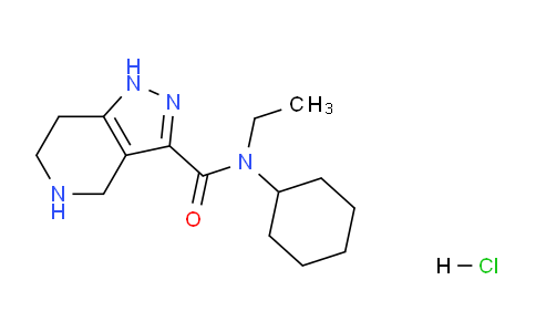 MC684137 | 1219982-56-5 | N-Cyclohexyl-N-ethyl-4,5,6,7-tetrahydro-1H-pyrazolo[4,3-c]pyridine-3-carboxamide hydrochloride