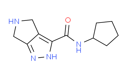 CAS No. 1707399-20-9, N-Cyclopentyl-2,4,5,6-tetrahydropyrrolo[3,4-c]pyrazole-3-carboxamide