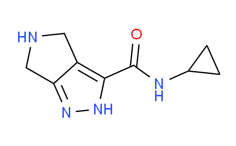 CAS No. 1707563-10-7, N-Cyclopropyl-2,4,5,6-tetrahydropyrrolo[3,4-c]pyrazole-3-carboxamide