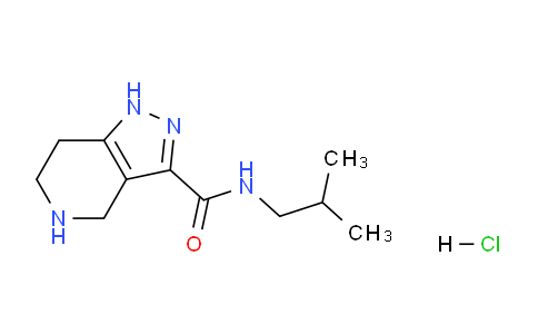 CAS No. 1220028-26-1, N-Isobutyl-4,5,6,7-tetrahydro-1H-pyrazolo[4,3-c]pyridine-3-carboxamide hydrochloride