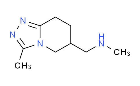 CAS No. 1365939-47-4, N-Methyl-1-(3-methyl-5,6,7,8-tetrahydro-[1,2,4]triazolo[4,3-a]pyridin-6-yl)methanamine