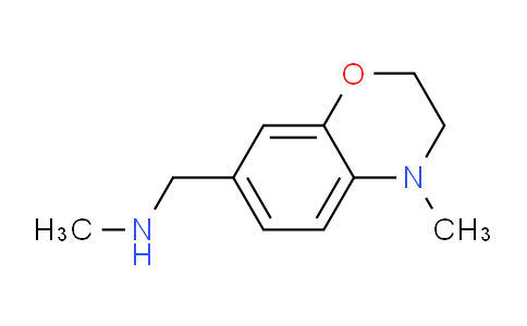CAS No. 937795-86-3, N-Methyl-1-(4-methyl-3,4-dihydro-2H-benzo[b][1,4]oxazin-7-yl)methanamine