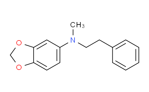 CAS No. 3241-75-6, N-Methyl-N-phenethylbenzo[d][1,3]dioxol-5-amine