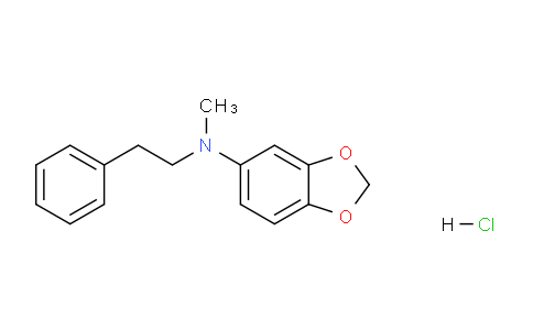 CAS No. 3548-74-1, N-Methyl-N-phenethylbenzo[d][1,3]dioxol-5-amine hydrochloride