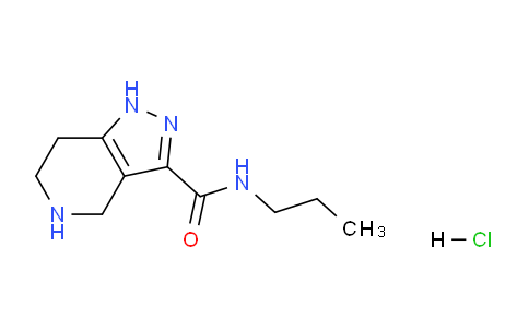CAS No. 1220036-96-3, N-Propyl-4,5,6,7-tetrahydro-1H-pyrazolo[4,3-c]pyridine-3-carboxamide hydrochloride