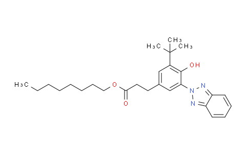 CAS No. 127519-17-9, Octyl 3-(3-(2H-benzo[d][1,2,3]triazol-2-yl)-5-(tert-butyl)-4-hydroxyphenyl)propanoate