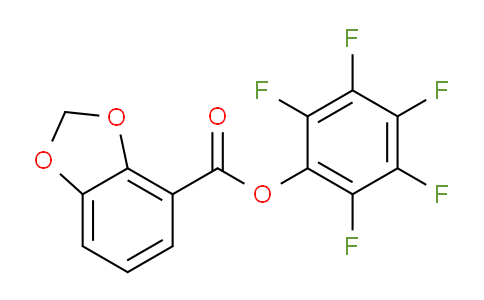 CAS No. 910322-49-5, Perfluorophenyl benzo[d][1,3]dioxole-4-carboxylate