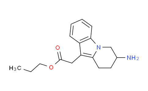 CAS No. 1810069-87-4, Propyl 2-(7-amino-6,7,8,9-tetrahydropyrido[1,2-a]indol-10-yl)acetate