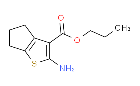 CAS No. 350992-19-7, Propyl 2-amino-5,6-dihydro-4H-cyclopenta[b]thiophene-3-carboxylate