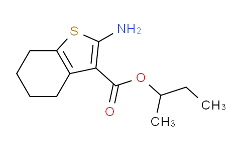 CAS No. 438220-75-8, sec-Butyl 2-amino-4,5,6,7-tetrahydrobenzo[b]thiophene-3-carboxylate
