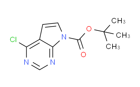 CAS No. 1236033-21-8, t-Butyl 4-chloropyrrolo[2,3-d]pyrimidine-7-carboxylate