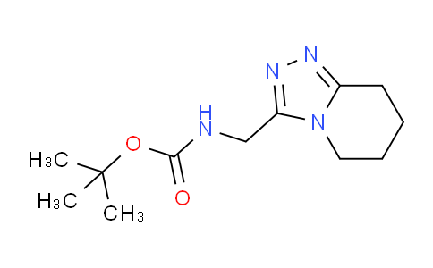 CAS No. 1708079-72-4, tert-Butyl ((5,6,7,8-tetrahydro-[1,2,4]triazolo[4,3-a]pyridin-3-yl)methyl)carbamate