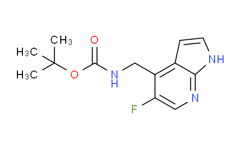 CAS No. 1228666-42-9, tert-Butyl ((5-fluoro-1H-pyrrolo[2,3-b]pyridin-4-yl)methyl)carbamate